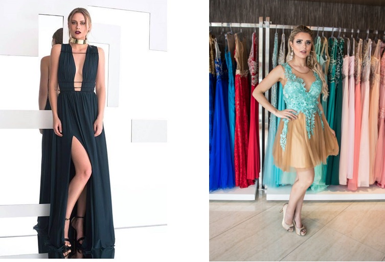 Sonho mesmo é estar linda em seu vestido de festa.